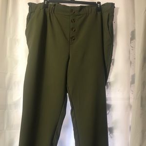 Dress pants slacks paperback waist plus size 3X